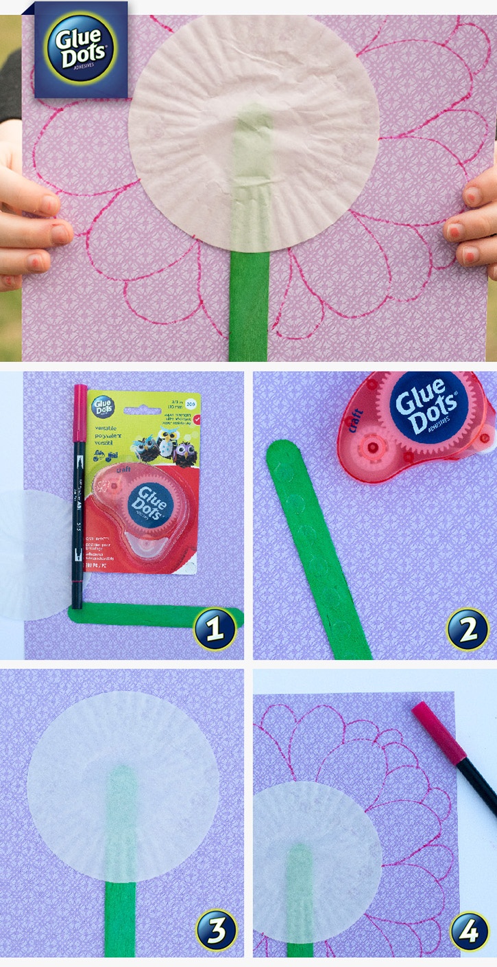 Quick, Easy & Fun Kids Crafts with Craft Glue Dots