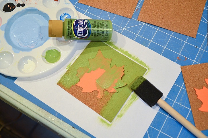glue-dots-fall-coasters-painting-cork-sheets-over-leaf-stencils.jpg
