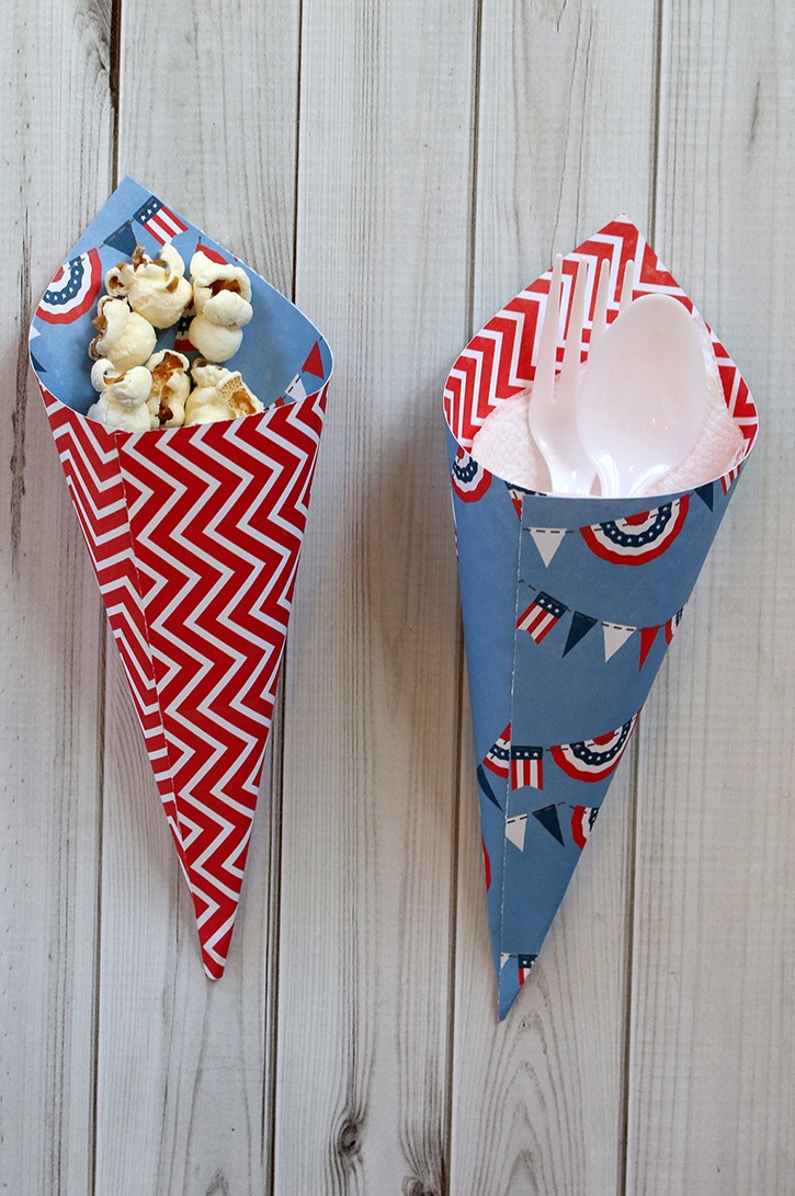 4th of July Utensil and Treat Cones-006