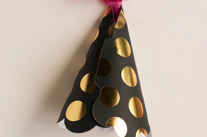Glue-Dots-Party-Hat-attach