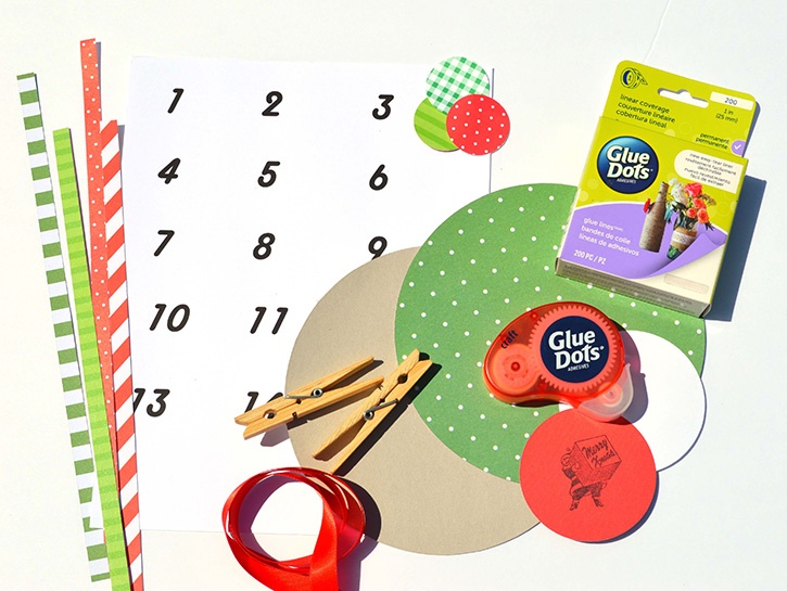 country-chic-count-down-to-christmas-calendar-glue-dots-supplies