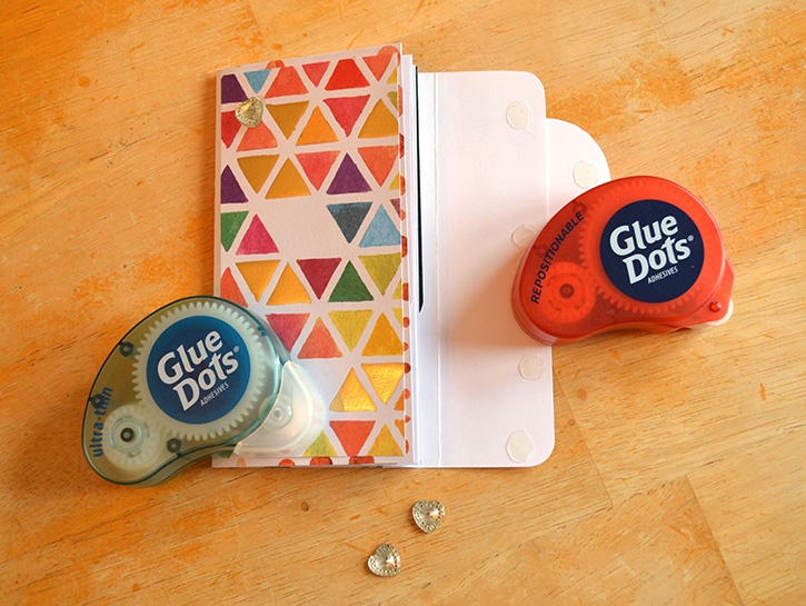 Glue-Dots-Paper-House-Pocket-Journal-repositionable-dots