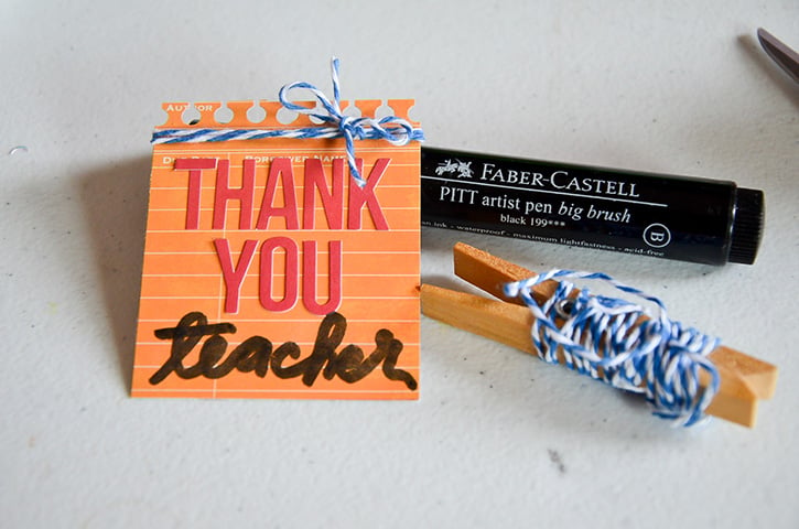 Thank You Teacher Treat Bag