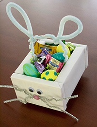 Last Minute Easter Candy Box Basket