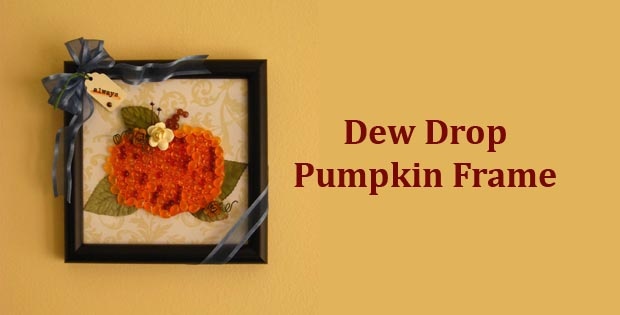 Dew Drop Pumpkin Decor