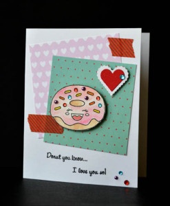 Glue Dots Donut Valentine