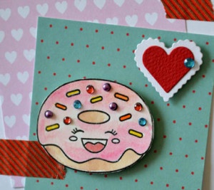 Donut Valentine Detail