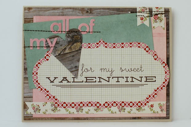 All of My Heart Card by Erin Bullock