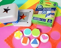 How to make foam stamps with Glue Dots