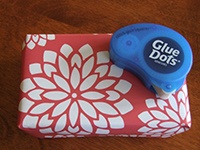 glue-dots-gift-wrap