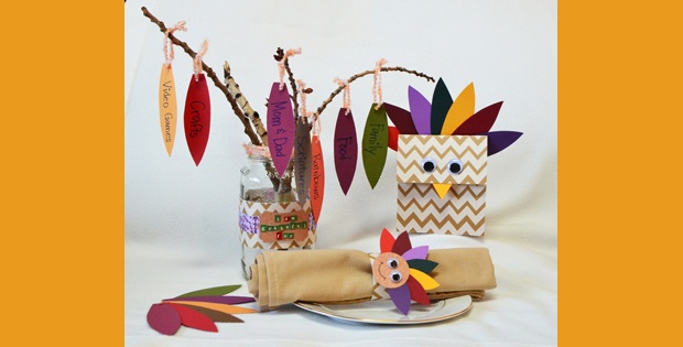 Thanksgiving Kids Table Decorations