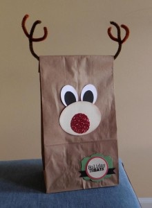 Rudolph The Reindeer Treat Bag
