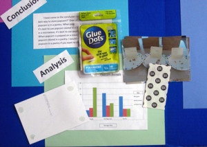 Glue Dots School Presentation Display