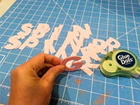 Spring Paper Banner Pieces