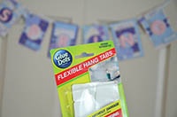 Hang your Spring Paper Banner with new Flexible Hang Tabs from Glue Dots