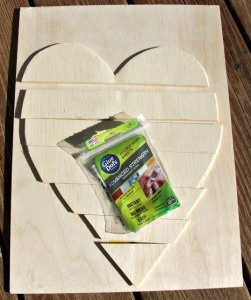Wood Heart Home Decor Supplies