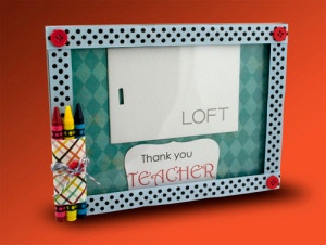 Teacher Appreciation Frame - Gift Card