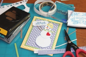 Winter Snow Man Fench Punch