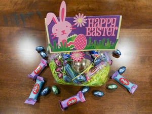 Happy Easter Treat Bag Topper