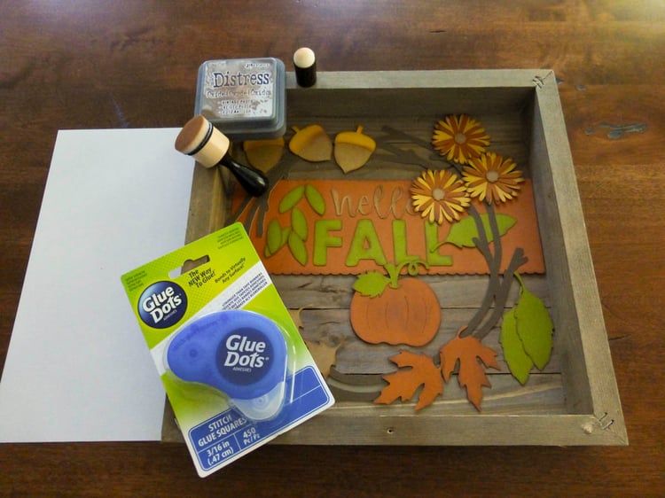 ‘Hello, Fall’ Shadow Box