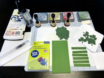 St. Patricks Day Note Card Set Materials