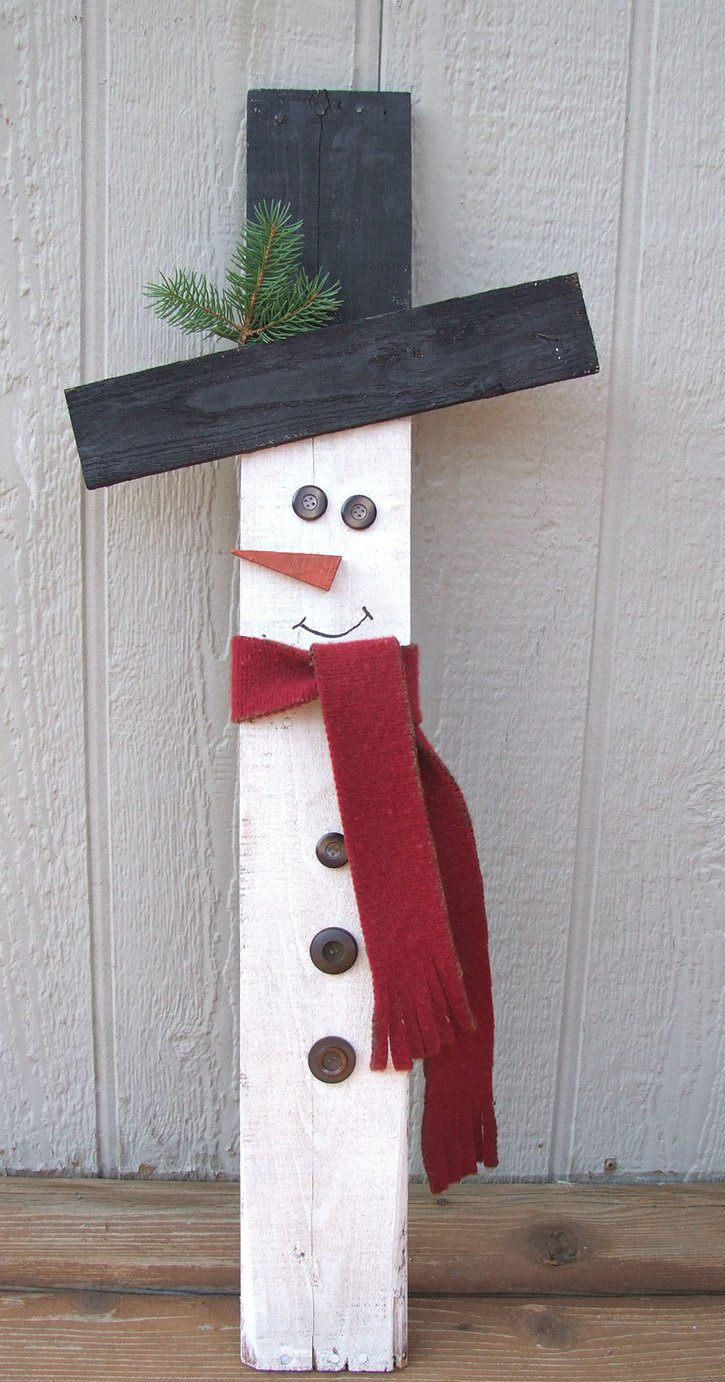 How to Make  A Wooden  Snowman with Advanced Strength Adhesive