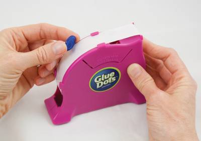 Glue Dots Desktop Dispenser- - 634524329004